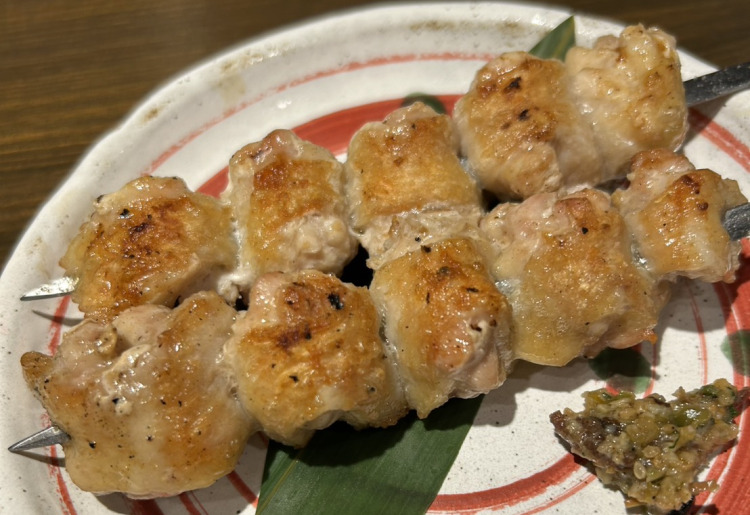 塩豚つくね炭火焼き